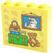 LEGO Kostka 1 x 4 x 3 s Žebřík, Rostlina, Book, Bedna, Teddy Medvěd, Picture, Clock Samolepka (49311)