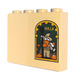 LEGO Brick 1 x 4 x 3 with MRLN Picture of a Wizard Sticker (49311)