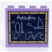 LEGO Kostka 1 x 4 x 3 s &#039;Windsurfing&#039; a Drawing na a Blackboard Samolepka (49311)