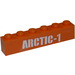 LEGO Brique 1 x 6 avec &#039;ARCTIC-1&#039; Autocollant (3009)