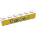 LEGO Brick 1 x 6 with "Chocomel" Sticker (3009)