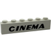 LEGO Brick 1 x 6 with "CINEMA" (3009)