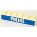 LEGO Brick 1 x 6 with Police Sticker (3009)