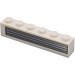 LEGO Brick 1 x 6 with Silver Grille Sticker (3009)