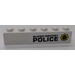LEGO Brick 1 x 6 with &#039;SUPER SECRET POLICE&#039; (Right) Sticker (3009)