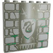 LEGO Mattoncino 1 x 6 x 5 con Stone Parete e Slytherin Banner (43770)