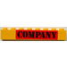 LEGO Steen 1 x 8 met &#039;COMPANY&#039; Sticker (3008)