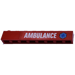 LEGO Brick 1 x 8 with EMT star right and &quot;AMBULANCE&quot; from Set 60116 Sticker (3008)