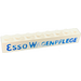 LEGO Brick 1 x 8 with &quot;Esso Wagenpflege&quot; without Bottom Tubes with Cross Support