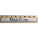LEGO Brick 1 x 8 with &quot;Kings Cross&quot; Sticker (3008)