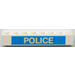 LEGO Brique 1 x 8 avec &#039;Police&#039; Autocollant (3008)