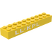 LEGO Brique 2 x 10 avec LL-KPL Autocollant (3006)