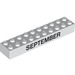 LEGO Brick 2 x 10 with &#039;SEPTEMBER&#039; and &#039;OCTOBER&#039; (15076 / 97631)