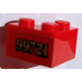 LEGO Brique 2 x 2 Coin avec 99721 Droite Autocollant (2357)