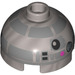 LEGO Brick 2 x 2 Round with Dome Top with R2-BHD Astromech Droid Head (Hollow Stud, Axle Holder) (18841 / 33515)