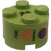 LEGO Brick 2 x 2 Round with 'FUEL WARNING' Sticker (3941) LEGO Brick 2 x 2 Round with 'FUEL WARNING' Sticker (3941)