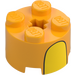 LEGO Brick 2 x 2 Round with Yellow with Curve (3941 / 109464) LEGO Brick 2 x 2 Round with Yellow with Curve (3941 / 109464)