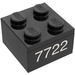 LEGO Brick 2 x 2 with '7722' Sticker (3003)