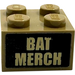 LEGO Brick 2 x 2 with 'BAT MERCH' Sticker (3003)