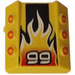LEGO Brick 2 x 2 with Flanges and Pistons with &#039;99&#039; and Flames (30603)