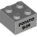 LEGO Brick 2 x 2 with Potato Bin Print (3003 / 60337)