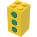 LEGO Brique 2 x 2 x 3 avec Vert Dots (30145)