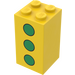 LEGO Brique 2 x 2 x 3 avec Green Dots (30145)
