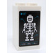 LEGO Steen 2 x 2 x 3 met Skelet X-ray Sticker (30145)