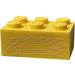 LEGO Steen 2 x 3 met Licht Roze Hay Bale aan Both Zijkanten Sticker (3002)