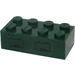 LEGO Steen 2 x 4 met 2 Hatches Sticker (3001)