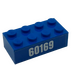 LEGO Brick 2 x 4 with '60169' Sticker (3001)