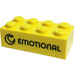 LEGO Steen 2 x 4 met &#039;Emotional&#039;, &#039;Emotie&#039; (3001)