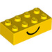 LEGO Backstein 2 x 4 mit Happy und Sad Gesicht (3001 / 80141)