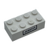 LEGO Steen 2 x 4 met &#039;JC60111&#039; Sticker (3001)