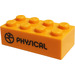 LEGO Brick 2 x 4 with &#039;Moova&#039;, &#039;Physical&#039; (3001)