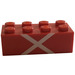 LEGO Brick 2 x 4 with "X" (3001)