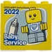 LEGO Brick 2 x 4 x 3 with Baby Service 2022 Legoland Deutschland (30144)