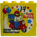 LEGO Steen 2 x 4 x 3 met Birthday 2016 Legoland Deutschland Resort en Happy Birthday 14 (30144)