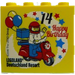 LEGO Brick 2 x 4 x 3 with Birthday 2016 Legoland Deutschland Resort and Happy Birthday 14 (30144)