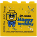 LEGO Brick 2 x 4 x 3 with Birthday 2019 Legoland Deutschland Resort and 17 Jahre Happy Birthday (30144)