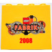 LEGO Backstein 2 x 4 x 3 mit Fabrik 2008 (Orangefarbener Kolben) (30144)
