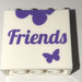 LEGO Steen 2 x 4 x 3 met &#039;Friends&#039; logo both Zijkanten (30144)