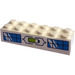 LEGO Brique 2 x 6 avec Battery et Solar Panels Autocollant (2456)
