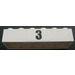 LEGO Brick 2 x 6 with Black Number &quot;3&quot; Sticker (2456)