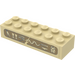 LEGO Backstein 2 x 6 mit Hieroglyphs Aufkleber (2456 / 44237)