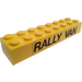 LEGO Ladrillo 2 x 8 con &quot;Rally Van&quot; (Izquierda) Pegatina (3007)