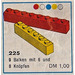 LEGO Brick Pack, 1 x 6 and 1 x 8 225