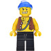LEGO Brickbeard&#039;s Bounty / Tic Tac Toe Pirate met Golden Tand minifiguur