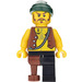 LEGO Brickmaster Pirate met Peg Been minifiguur