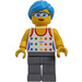 LEGO BricQ Woman with Ponytail  Minifigure